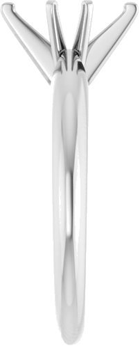 14K White 8.5x4.5 mm Marquise Six-Prong Solitaire Engagement Ring Mounting (4)