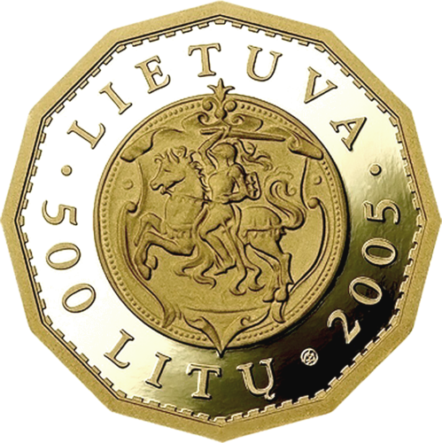 2005 Royal Palace Lithuania 500 litas gold coin (2)