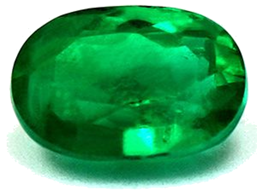1.04 carat GREEN Oval Smaragdas (1)