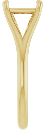 Sužadėtuvių Žiedas „Solitaire“ 585 Geltonojo Aukso Emerald 7mm x 5mm (4)