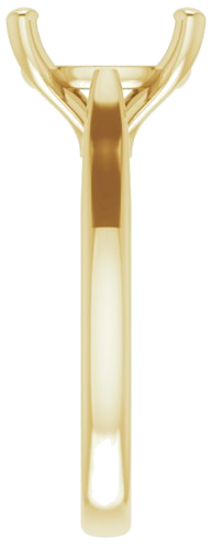 Sužadėtuvių Žiedas „Solitaire“ 585 Geltonojo Aukso Oval 12mm x 10mm (4)