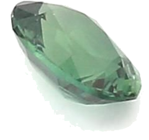 0.32 carat GREEN BRILLIANTSTEP cut Oval Safyras (1)