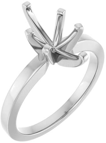 Sužadėtuvių Žiedas „Solitaire“ 585 Baltojo Aukso Marquise 12mm x 6mm (1)