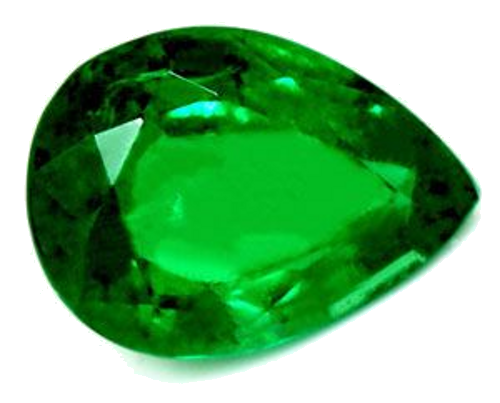 1.5 carat GREEN Pear Smaragdas (1)