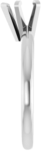 Sužadėtuvių Žiedas „Solitaire“ 585 Baltojo Aukso Heart Shape 5.5mm (3)