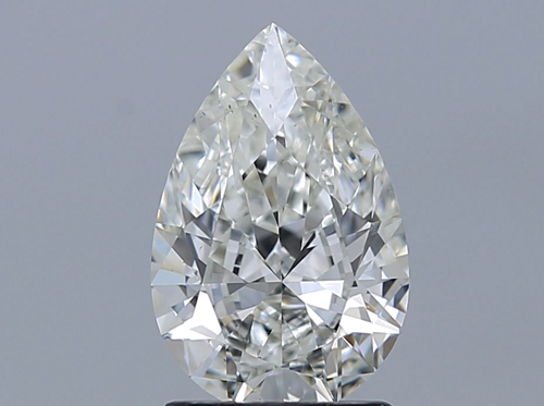 1.5 carat I-VS2 Natūralus Pear Deimantas (1)