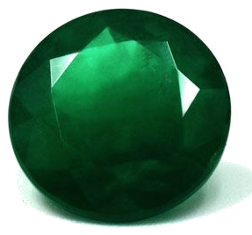 3.69 carat GREEN Round Smaragdas (1)