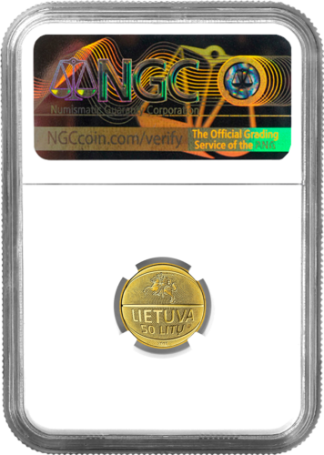 2011 Krepšinis Lietuva 50 litų auksinė moneta PF 70 ULTRA CAMEO (2)