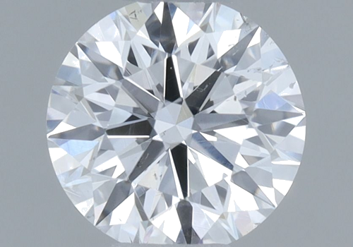 0.37 carat F-SI1 Excellent cut Natūralus Round Deimantas (1)