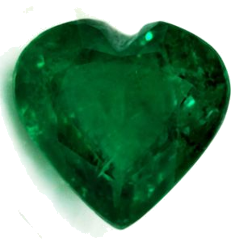2.12 carat GREEN Heart Smaragdas (1)