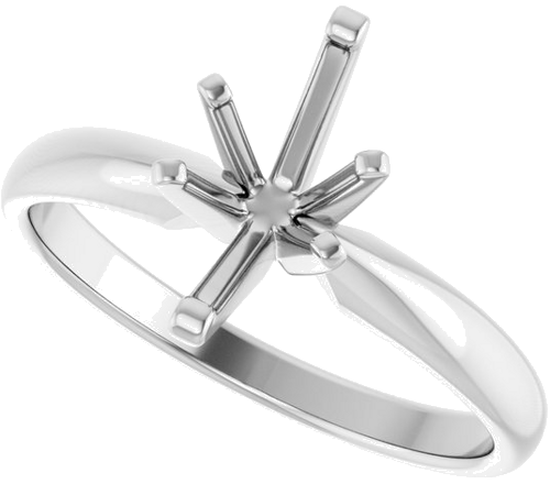 14K White 9.5x5 mm Marquise Solitaire Engagement Ring Mounting (5)