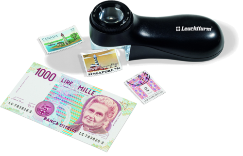 Лупа с LED и измервателна скала (8x) (1)