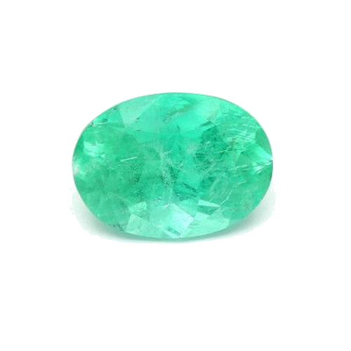 5.47 carat GREEN MODIFIEDBRILLIANT cut Oval Smaragdas (1)