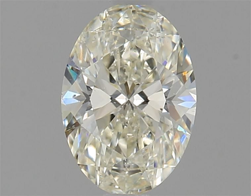 1.03 carat K-SI2 Natūralus Oval Deimantas (1)