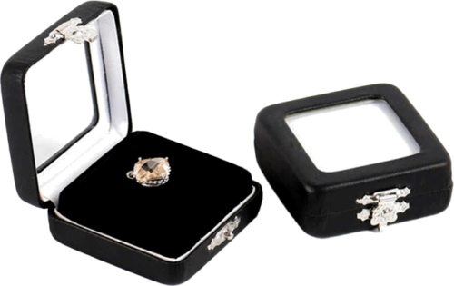 Gemstone storage box with transparent cover (3)