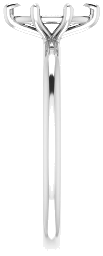 Sužadėtuvių Žiedas „Solitaire“ 585 Baltojo Aukso Marquise 8mm x 4mm (4)