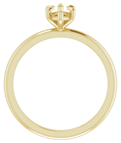 Sužadėtuvių Žiedas „Solitaire“ 585 Geltonojo Aukso Marquise 9mm x 4.5mm (2)