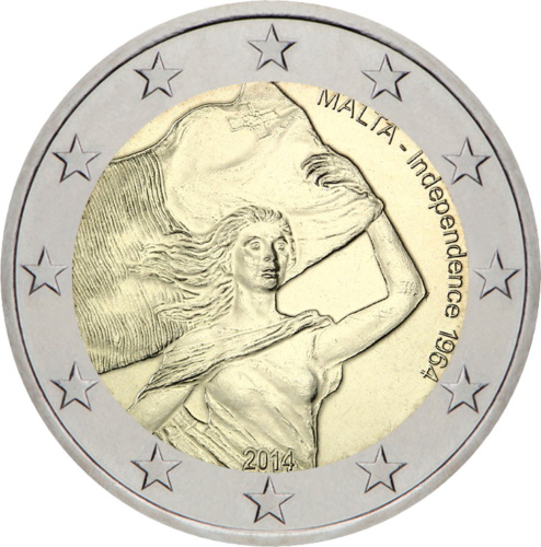 2014 Malta Independence 2 euro coin (1)