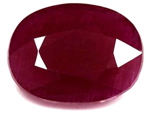11.84 carat RED Oval Rubinas (1)