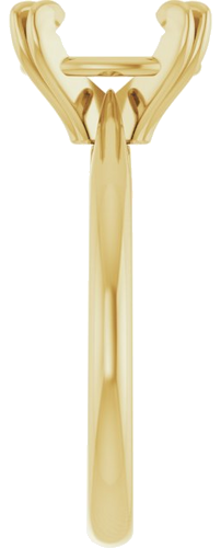 Sužadėtuvių Žiedas „Solitaire“ 585 Geltonojo Aukso Oval 10mm x 8mm (4)