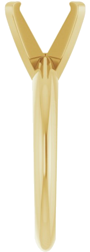 Sužadėtuvių Žiedas „Solitaire“ 585 Geltonojo Aukso Round 9mm (4)