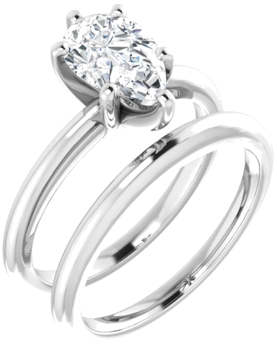 Sužadėtuvių Žiedas „Solitaire“ 925 Sidabro Pear Shape 9mm x 6mm (6)