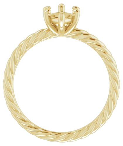 Sužadėtuvių Žiedas „Solitaire“ 585 Geltonojo Aukso Marquise 10mm x 5mm (2)