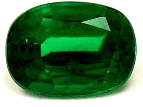 1.78 carat GREEN Cushion Smaragdas (1)
