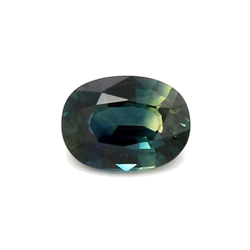 1.0 carat BLUE BRILLIANTSTEP cut Oval Safyras (1)