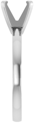 Sužadėtuvių Žiedas „Solitaire“ 585 Baltojo Aukso Round 7mm (4)