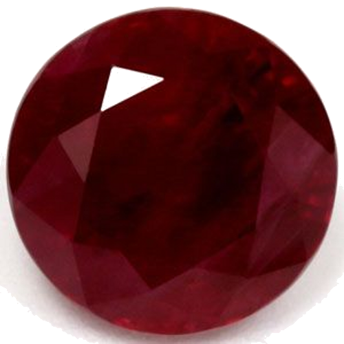 1.82 carat RED Round Rubinas (1)