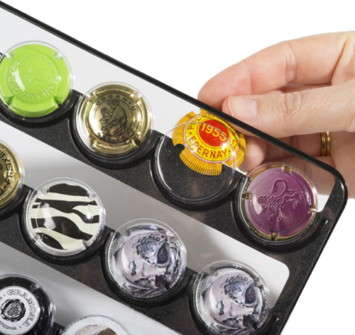 Sheets for bottle caps COMPART 42 (Black base) (2)