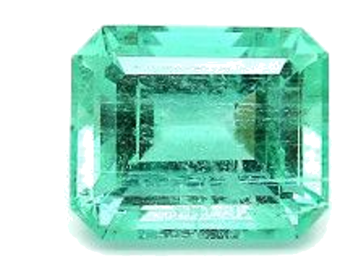 1.92 carat GREEN STEP cut Octagonal Smaragdas (1)