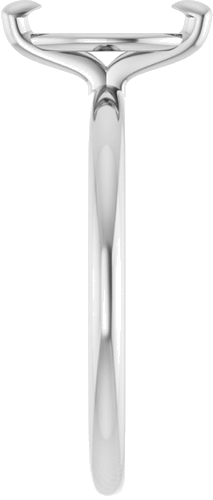 14K White  9x4.5 mm Marquise Solitaire Engagement Ring Mounting (4)