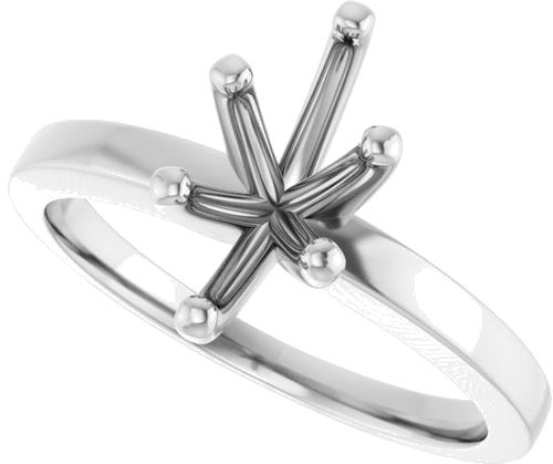 Sužadėtuvių Žiedas „Solitaire“ 417 Baltojo Aukso Marquise 10mm x 5mm (5)