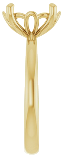 Sužadėtuvių Žiedas „Solitaire“ 585 Geltonojo Aukso Oval 10mm x 8mm (4)