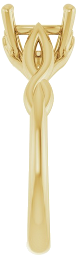 Sužadėtuvių Žiedas „Solitaire“ 585 Geltonojo Aukso Oval 9mm x 7mm (4)