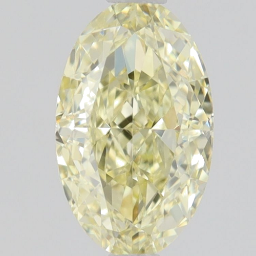 0.57 carat Fancy Light Yellow-VVS1 Natūralus Oval Deimantas (1)