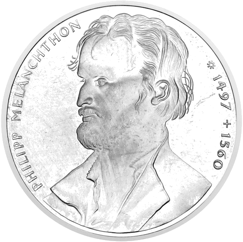 10 Mark Philipp Melanchthon 1997 Germany Silver Coin (1)