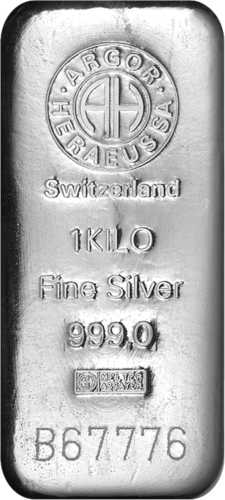 1 kg Silver Bar .999 Argor-Heraeus (1)