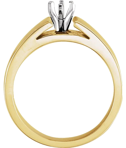 Sužadėtuvių Žiedas „V-End Solitaire“ 585 Geltonojo Aukso Marquise 6mm x 3mm (2)