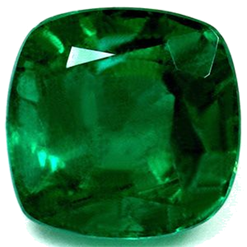 3.58 carat GREEN Cushion Smaragdas (1)
