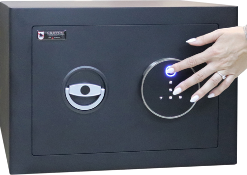 Įmontuojamas į sieną seifas su el. spyna „M30FP“ (26 kg) (3)