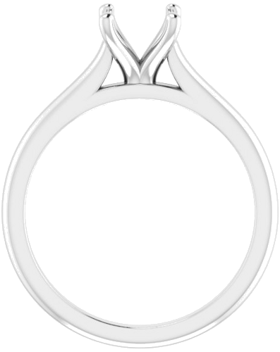 Sužadėtuvių Žiedas „Solitaire“ 585 Baltojo Aukso Round 6.5mm (2)