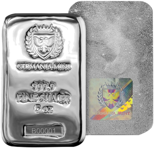 5 oz Sidabro luitas Germania Mint (1)