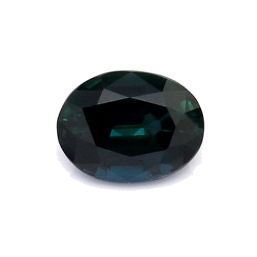 1.32 carat BLUE BRILLIANTSTEP cut Oval Safyras (1)