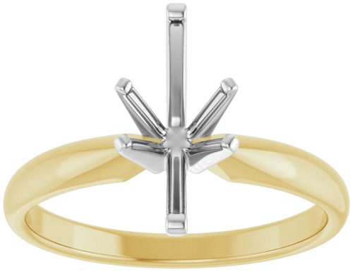 Sužadėtuvių Žiedas „Solitaire“ 585 Baltojo Ir Geltonojo Aukso Marquise 11.5mm x 5.5mm (3)