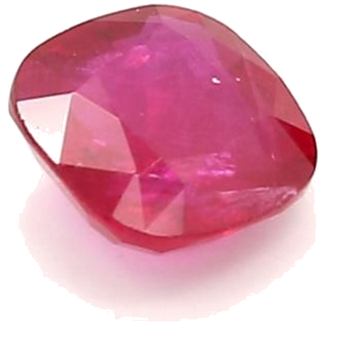 0.95 carat RED BRILLIANTSTEP cut Cushion Rubinas (1)