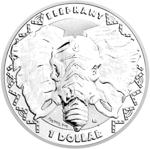 1 oz Big Five – Elephant 2023 Sierra Leone Silver Coin (1)