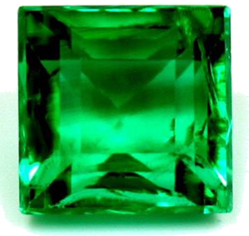 1.0 carat GREEN Square Smaragdas (1)
